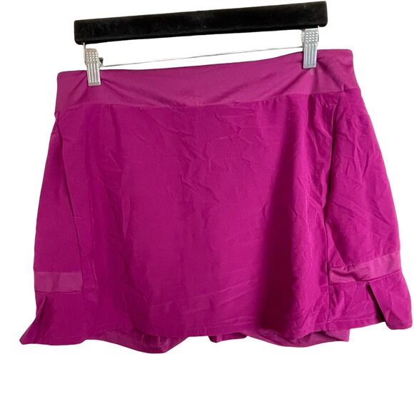 Nike Tennis Skirt AV3651-627 Size L Maroon 15" Woven Skort Athletic - Picture 3 of 9